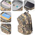 thumbnail image 4 of Pioneer Flower Floral Print Pattern Backpack for School, Cute School Bag with Adjustable Shoulder Straps and Padded Back, 16.9"x12.6"x5.9", 4 of 5