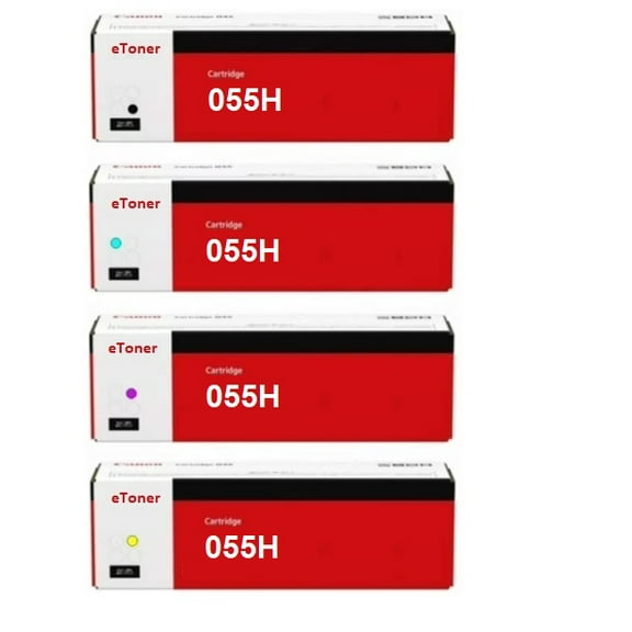 Canon 055H Toner Canon 055 Toner eToner Brand High Capacity Compatible with LBP664Cdw MF741Cdw MF743Cdw MF745Cdw MF746Cdw