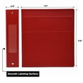 thumbnail image 3 of Carstens 2-Inch Heavy Duty 3-Ring Binder - Side Opening, Brick Red, 3 of 5