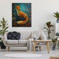 thumbnail image 3 of Stupell Industries Patterned Forest Fox Animals & Insects Painting Gallery Wrapped Canvas Print Wall Art, 36 x 48, 3 of 8