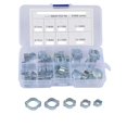 thumbnail image 2 of 40Pc 5 Specifications Double Ears Hose Clips Water Fuel Air Tube Clamps Zinc Plated Assortment Clamps, 2 of 4