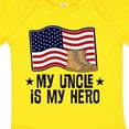 thumbnail image 4 of Inktastic My Uncle is My Hero Military Nephew Boys or Girls Baby Bodysuit, 4 of 5