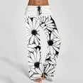 thumbnail image 1 of MKLEKYY Leggings push up para mujer, cintura alta, bolsillos, cintura elástica, estampados, pantalones de yoga sueltos, pantalones largos casuales, 1 of 4