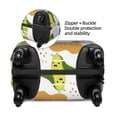 thumbnail image 4 of Easygdp Orange Green Avocado Double-Sided Printed Elastic Suitcase Protective Cover,Invisible Zipper, Business Trip Luggage Cases,Washable And Resistant To Falling -Small, 4 of 9