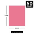 thumbnail image 6 of 110lb Index Cherry Pink Card stock - 50 Sheets per Pack (8 x 10), 6 of 6