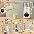 thumbnail image 4 of Nut Milk Maker, 10 in 1 Automatic Nut Milk Maker with 16 Blades,Almond Milk Machine,Plant Based Milks Homemade Oat,Chowder,Juice,Soy Milk Machine with Delay Start,Boil Water,Keep Warm&Auto Clean, 4 of 10