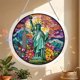 thumbnail image 1 of Acrylic Puzzles Suncatcher Window Hanging 83 Pieces Stained Glass Acrylic Puzzle Song Decoration For Women Men Mom Birthday Home Decor, 1 of 9