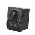 thumbnail image 1 of M Buder Interruptor de Control de Luz Principal Faros Antiniebla Repuesto Directo para Coche OPEL Astra G 1999-2008 Vectra B Zafira Reemplazo OE 6240097 90437440 Plástico ABS Negro 11 cm, 1 of 9