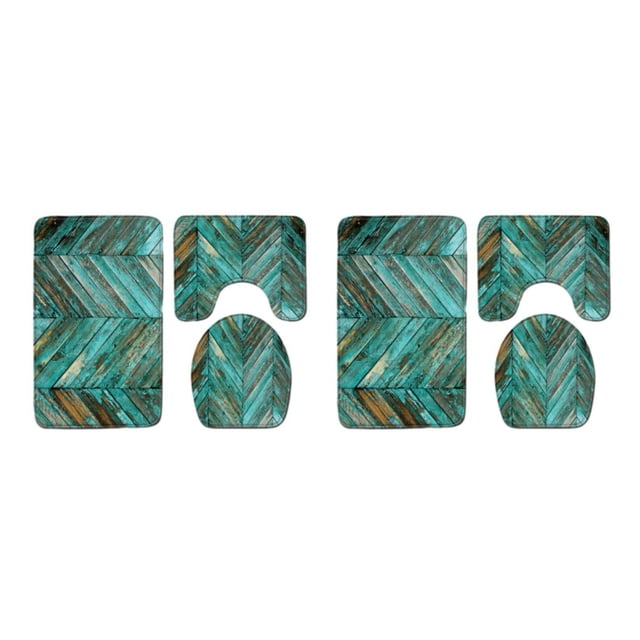 Maytalsory 1/2/3/5 Comfortable And Durable Bath Rug - Enjoy Luxurious Bath Experience Fashionable Fashion Bath Mat Set Q190816-B015 2PCS