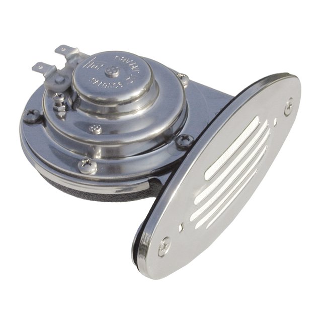 Schmitt &erio; Ongaro Mini SS Single Drop-In Horn w/SS Grill - 12v Tono alto