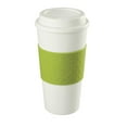 thumbnail image 1 of Copco Acadia Plastic Travel coffee Mug - 16 Oz, Green White, 1 of 4