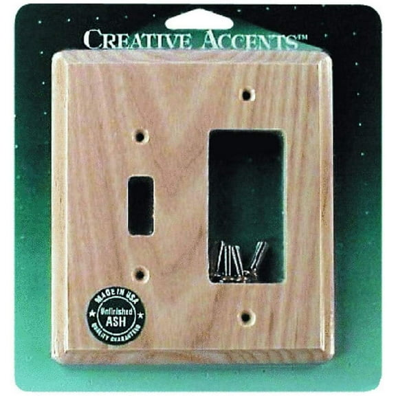 Jackson-Deerfield Mfg. 426U Contemporary Ash Unfinished Wall Plate