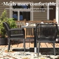 thumbnail image 3 of LayinSun Outdoor Dining Set for 10, 11 Pieces Patio Furniture Sets with Aluminum Dining Table and Rope Weave Chairs, 3 of 7