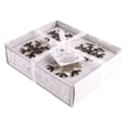 thumbnail image 3 of Aman Imports Set of 4 Silver Tone Snowflake Napkin Rings Holders Christmas Table, 3 of 7