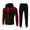 #03,Wine, variant on Winter Coats for Men Pocket Sweatshirt Top Pants Sets Sports Suit Tracksuit
