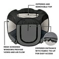 thumbnail image 5 of FurHaven Pet Products Mesh Open-Air Pet Playpen - Gray, Large, 5 of 10