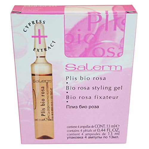 Gel de peinado Salerm Bio Rosa - 4 ampollas 0.4 oz