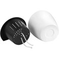 thumbnail image 4 of ZEONHAK 10 Pack 6.3 Inch Self Watering Hanging Planters, Wall Hanging Plastic Plant Pot with 10 Hooks and Ropes, White, 4 of 6