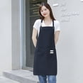 thumbnail image 5 of Advancent Delantal de lona Cómodo vestido de trabajo resistente al desgaste Ropa de trabajo para el hogar Ropa para el hogar Restaurante Cafetería Herramientas y accesorios para hornear Negro Advancent HA011662-01, 5 of 5