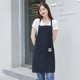 thumbnail image 3 of Ounissouiy Delantal de lona Cómodo vestido de trabajo resistente al desgaste Ropa de trabajo para el hogar Ropa para el hogar Restaurante Cafetería Herramientas y accesorios para hornear Negro, 3 of 5