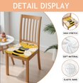 thumbnail image 2 of Cute Bee Seat Covers for Dining Room Chairs Set Of 4,Stretch Printed Washable Chair Seat Cover with Elastic Ties and Button,Removable Waterproof Couch Cushion Covers, 2 of 6