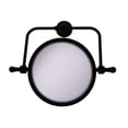 thumbnail image 1 of Allied Brass RWM-4-4X-BKM Retro Wave Collection Wall Mounted Swivel Make-Up Mirror 8 in. dia. with 4X Magnification, Matte Black, 1 of 1