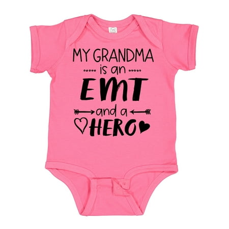 

Inktastic My Grandma is an EMT and a Hero Gift Baby Boy or Baby Girl Bodysuit