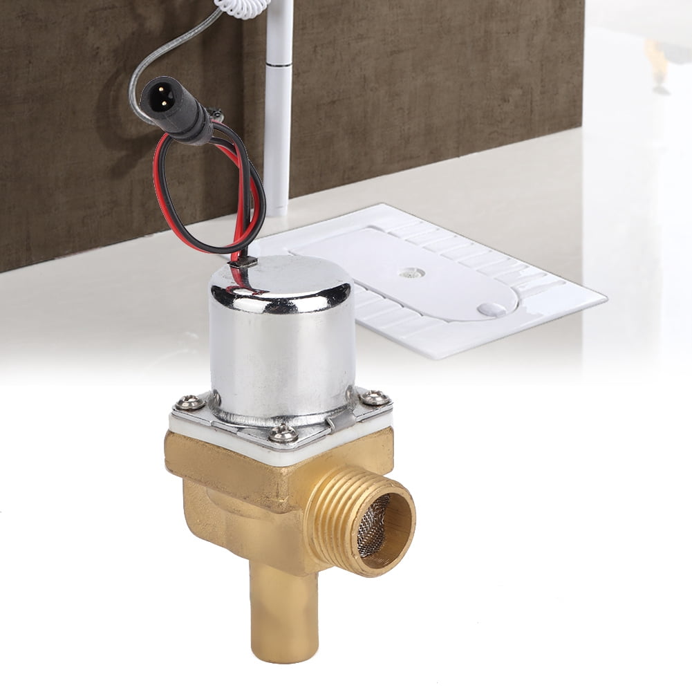 B Solenoid Valve Home Bathroom Copper Urinal Sensor 6V Solenoid Valve Maintenance Accessory