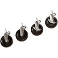 thumbnail image 2 of Seville Classics SHE24003 Steel Wire Shelving System Casters, 4" Diameter, Set of 4, 2 of 5