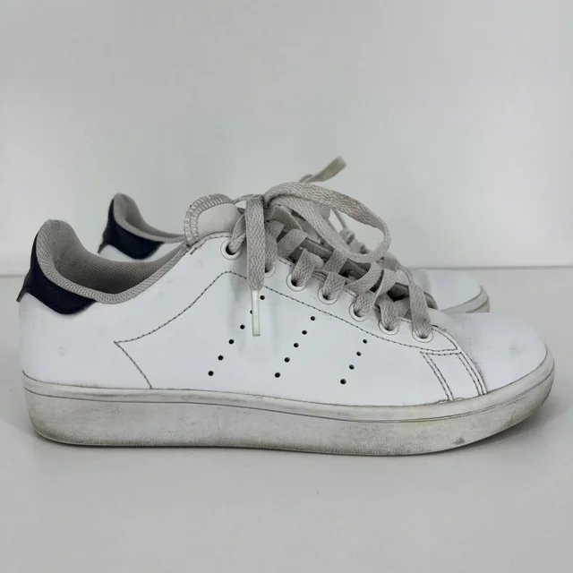 Ad-id-as Stan Smith Vulc B49619 White Casual Shoes Sneakers Mens Size 5 Womens 6.5