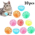 thumbnail image 2 of 10PCS Cat Ball Toy Hollow out Cat Training Toy Cat Interactive Toy Cat Bell Toy, 2 of 6
