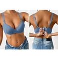 thumbnail image 5 of YanHoo Womens Underwire Bras Supportive Push Up Lace Bra Adjustable Straps Breathable Bralettes Comfort Everyday Tshirt Bra, 5 of 8