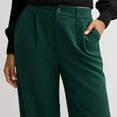 thumbnail image 3 of Juniors' SO® Wide Leg Pleated Curvy Fit Trousers Color: Brown Size: LARGE, 3 of 4