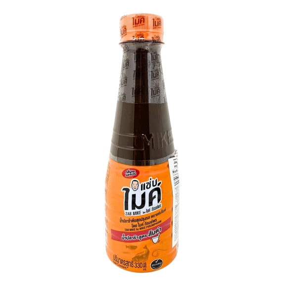 Zab Mike Pasteurized Fermented Fish Sauce Som Tum Formula, 11.16 fl oz