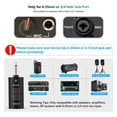 thumbnail image 6 of Bietrun Wireless Microphones with Echo,Treble,Bass&Bluetooth,160FT Range,Portable UHF Handheld Karaoke Dynamic Microphone System with Rechargeable Receiver for Karaoke,Singing,Amp,PA System,DJ,Stage, 6 of 6