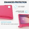 thumbnail image 3 of for Lenovo Tab M9 HD TB-310FU/XU 9 Inch Tablet 2023 case, Shockproof, Silicone Rubber EVA Portable Handle Stand Protective Kids Cover Case for Lenovo Tab M9 HD 2023, Rose, 3 of 5