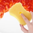 thumbnail image 4 of Unique Bargains Non-Scratch Dish Sponge Dish Sponges Yellow 3 Pcs, 4 of 6