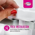thumbnail image 4 of Kit de Organización REYNERA Blanco con 2 Colgadores y 4 Ganchos, 4 of 7