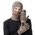 thumbnail image 4 of Conjunto de cuatro piezas de guantes, bufanda, gorro y máscara para amantes del otoño y el invierno de Europa y América, 4 of 6