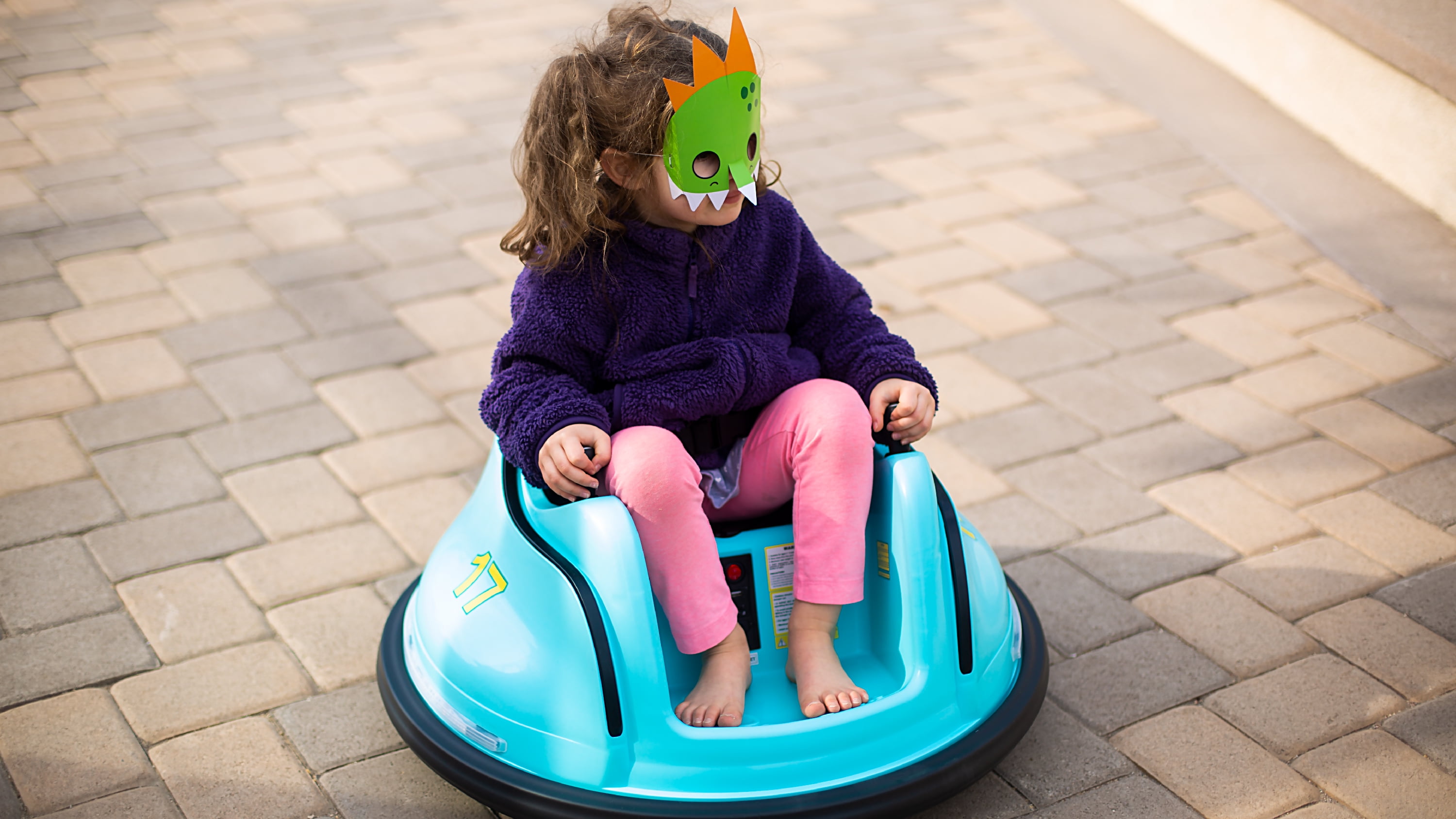 Details about   Kids Bumper Car Safe Electric 6V Ride On Car Remote Control Lights Spinning USA 