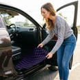 thumbnail image 4 of Car Interior Accessory Floor Mats 4 Piece Racing Checkered Design Non Backing for Cars Trucks and SUVs Vehicle Interior 4PCS, 4 of 4