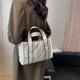 thumbnail image 5 of Bolso de mano de moda para mujer, pequeño bolso cuadrado de tela de nailon, bolso bandolera para el hombro, 5 of 6