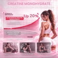 thumbnail image 5 of BFQN Creatine Monohydrate Gummies – Support Strength & Muscle Recovery, Vegan, Non-GMO, Strawberry, 90 Count, 5 of 9