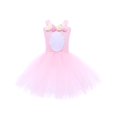 thumbnail image 4 of LOVZFMLL Robe Enfant Fille Manches Bouffantes Robe Princesse Longue Robe à Sequins Canoniques, 4 of 9