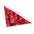 thumbnail image 3 of Naloa Strawberry Red Dog Bandanas 1PC Washable Triangle Dog Scarfs Premium Durable Fabric, for Small Medium Large Dogs and Cats, 3 of 6