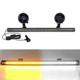 thumbnail image 1 of Car LED Emergency Strobe Light Bar Flash Patterns Traffic Warning Hazard Auto Flash Parking Signal Windshield Waterproof 12V 24V, 1 of 5