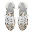 thumbnail image 6 of Snowman Christmas Tree Elk Breathable Sneakers Women Shoes Spring Light Flats Male Lace-up Walking Footwear, 6 of 8