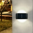 thumbnail image 1 of Xihbxyly Aplique de Pared para Exterior, Led Impermeable para Decoración de Jardín, Panel Solar de Silicio Policristalino, Encendido y Apagado Automático Desde El Anochecer Hasta El Amanecer, Ideal p, 1 of 3