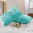 thumbnail image 3 of Outdoor Pillow Cover Ocean Summer Sunlight Set of 2 Waterproof Throw Pillowcases Seawater Green Wave Decorative Patio Furniture Pillows for Couch Garden Indoor & Outdoor Use, 3 of 9