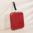 thumbnail image 2 of Plancha Cuadrada Ekco Classic 28 cm con Antiadherente Rojo, 2 of 6